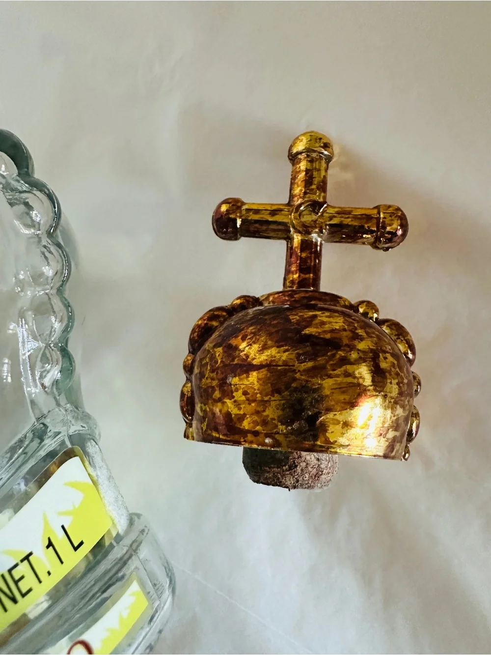 Gran Corralejo Añejo Crown Tequila Decanter & Stopper. Rare Empty Bottle